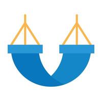 Hammock Icon Design vector