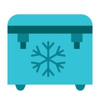 Ice Box Icon Design vector