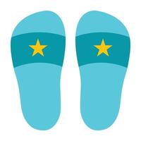 Slippers Icon Design vector