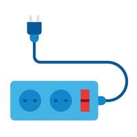 Extension Cord Icon Design vector