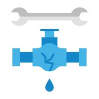 Plumbing Icon Design vector