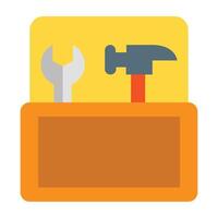Toolbox Icon Design vector