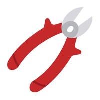 Wire Cutters Icon Design vector