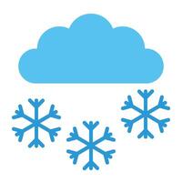 Snow Fall Icon Design vector