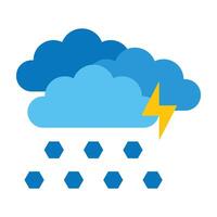 Hail Icon Design vector