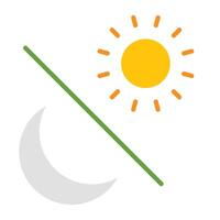 Day And Night Icon Design vector