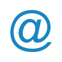 At Sign Icon Design vector