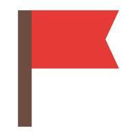 Flagged Icon Design vector