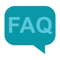 Faq Icon Design vector