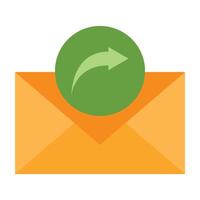 Forward Message Icon Design vector