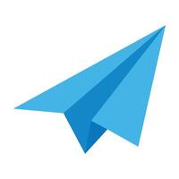 Paper Plane Icon Design vector