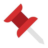 Pinned Icon Design vector