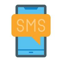 Sms Icon Design vector