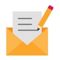 Write Message Icon Design vector