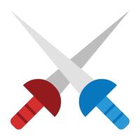 Fencing Icon Design vector