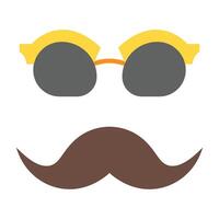 Moustache Icon Design vector