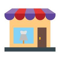 Dressing Store Icon Design vector