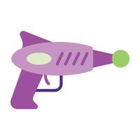 Space Gun Icon Design vector
