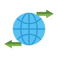 Import Export Icon Design vector
