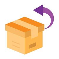 Product Return Icon Design vector