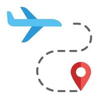 Distance Icon Design vector