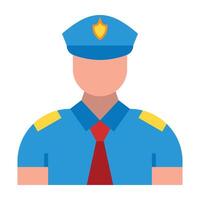 Custom Officer Icon Design vector