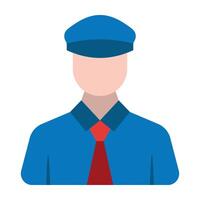 Pilot Icon Design vector