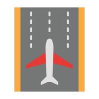 Runway Icon Design vector