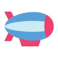 Zeppelin Icon Design vector