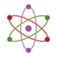 Atom Icon Design vector