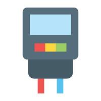 Electric Meter Icon Design vector