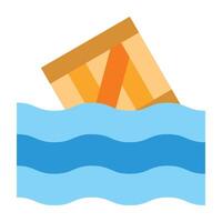 Floating Icon Design vector