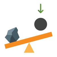 Leverage Icon Design vector