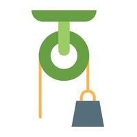 Pulley Icon Design vector