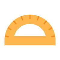 Protractor Icon Design vector