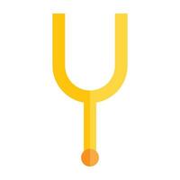 Tuning Fork Icon Design vector