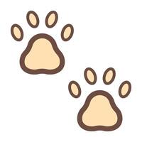 Pawprint Icon Design vector