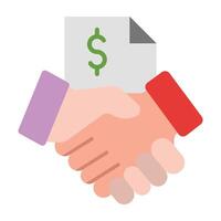 Agreement Icon Design vector