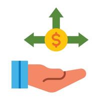 Expense Icon Design vector