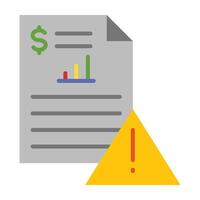 Risk Icon Design vector