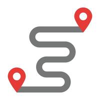 Distance Icon Design vector