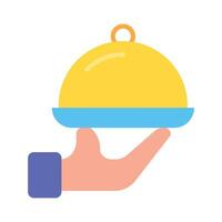 Room Service Icon Design vector