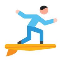 Surfing Icon Design vector