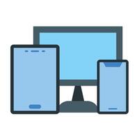 Devices Icon Design vector