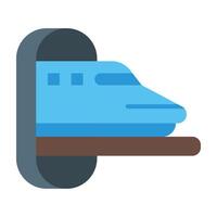 Hyperloop Icon Design vector