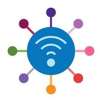 IOT Icon Design vector