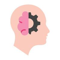 Machine Learning Icon Design vector