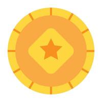 Token Icon Design vector