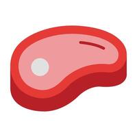 Steak Icon Design vector