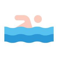 Swimming Icon Design vector